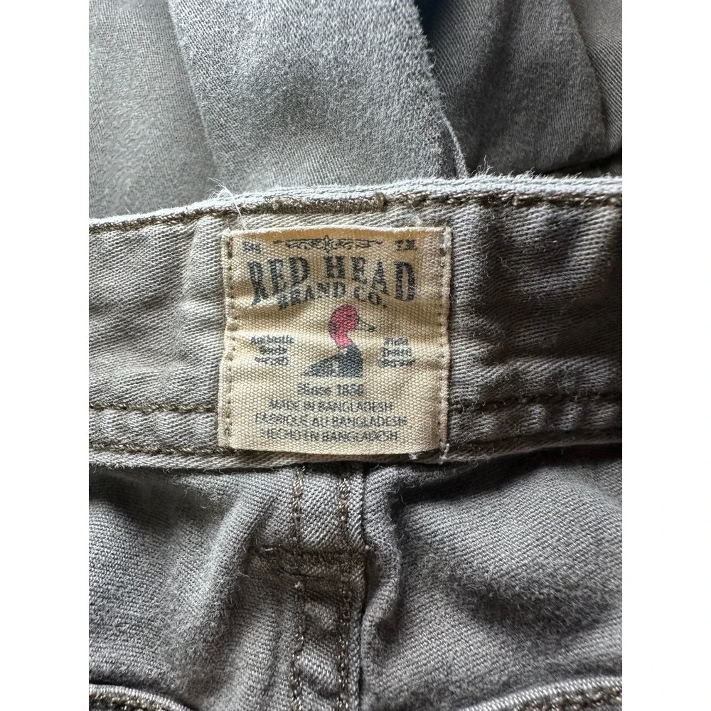 Red Head Men's‎ Cargo Shorts Gray Size 44 Authentic Outdoor Gear Cotton Blend